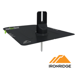 IronRidge, Flashing, Flashfoot2, Roof top Solar, Solar Racking black